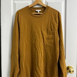 CLUB MONACO // Mustard Long Sleeve Shirt // Size M
